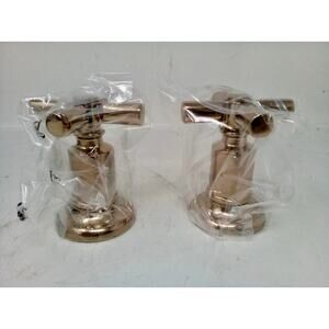 Invari® Widespread Lavatory Cross Handle Kit HX5376-PG Polished Gold